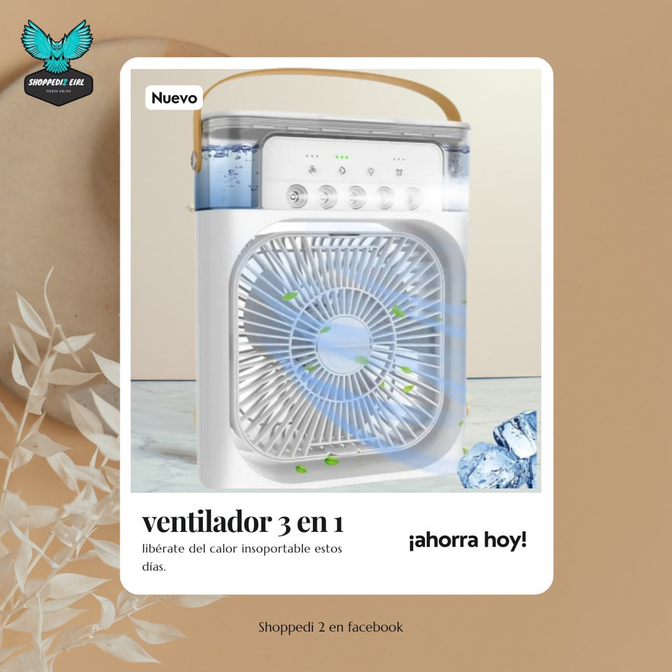 VENTILADOR PORTATIL 3 EN 1