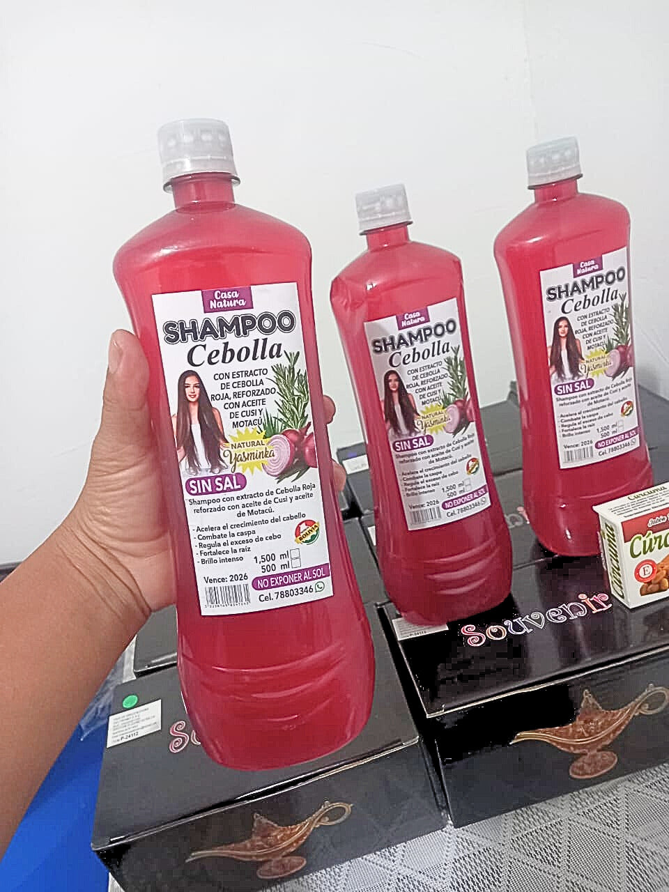 TRATAMIENTO SHAMPOO  DE CEBOLLA 1500 ML