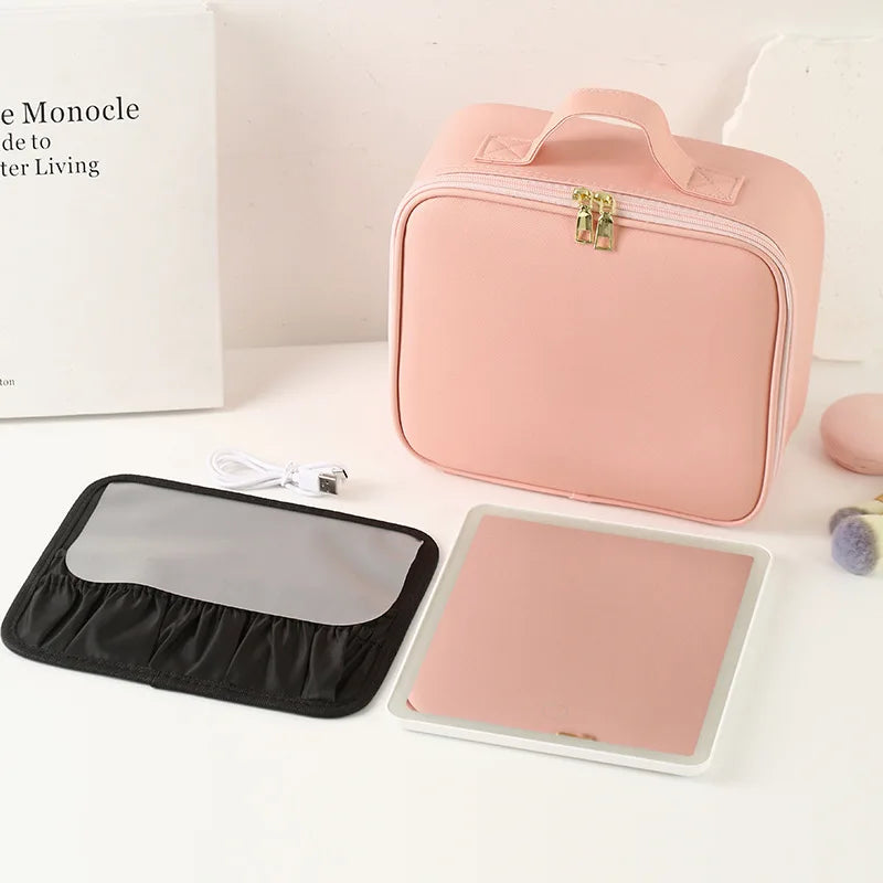 Organizador Portátil Maquillaje con Luz