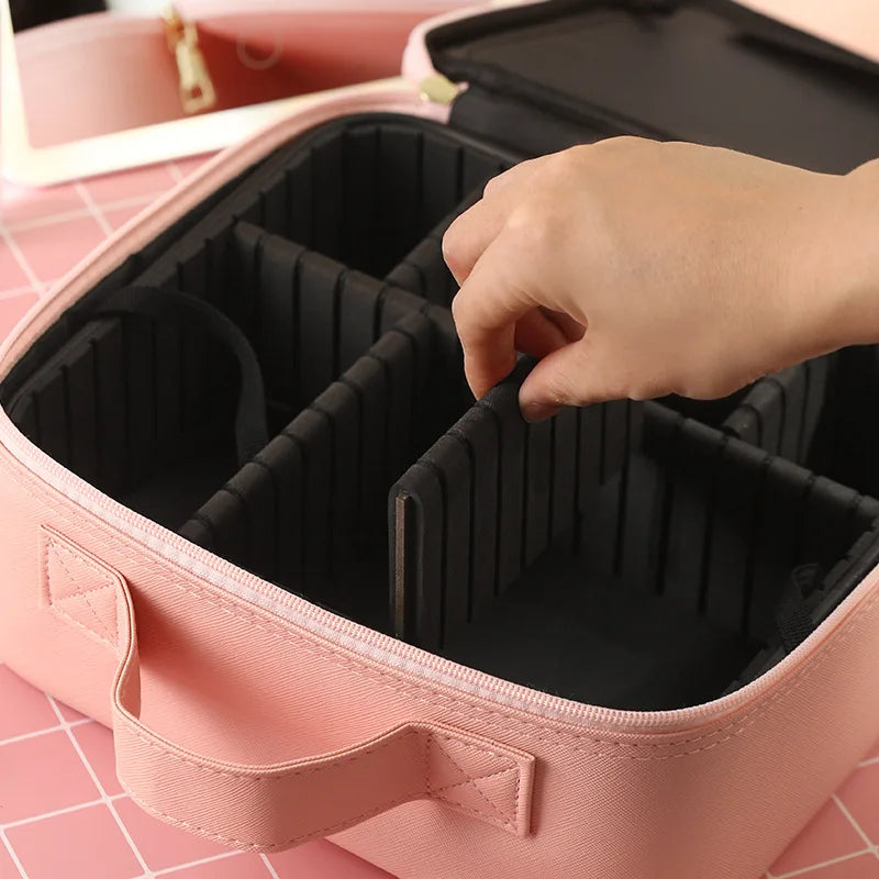Organizador Portátil Maquillaje con Luz
